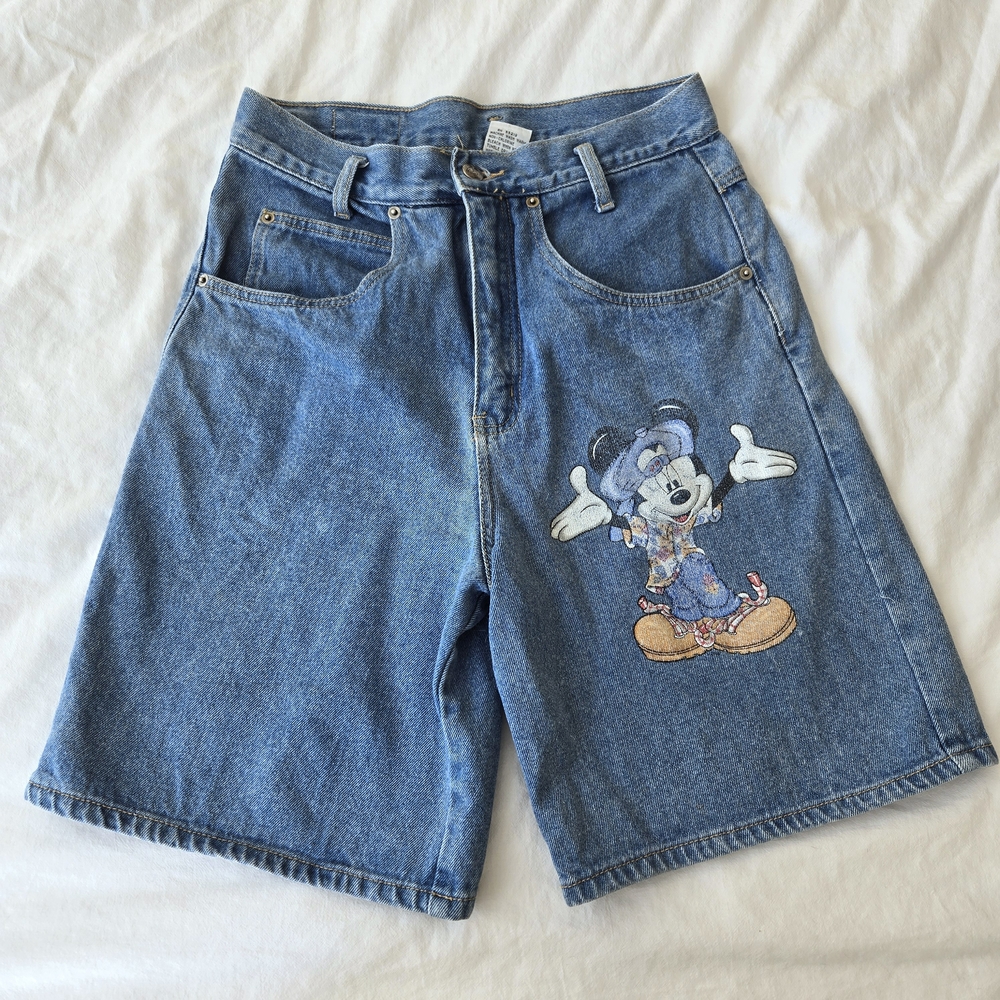 Vintage Mickey Denim Shorts